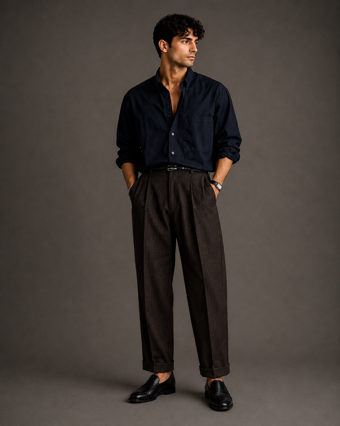 Wool trousers