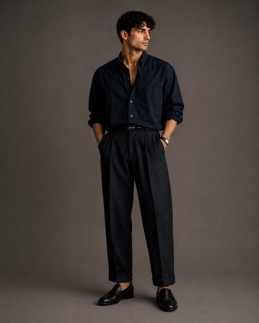 Die Bundfaltenhose